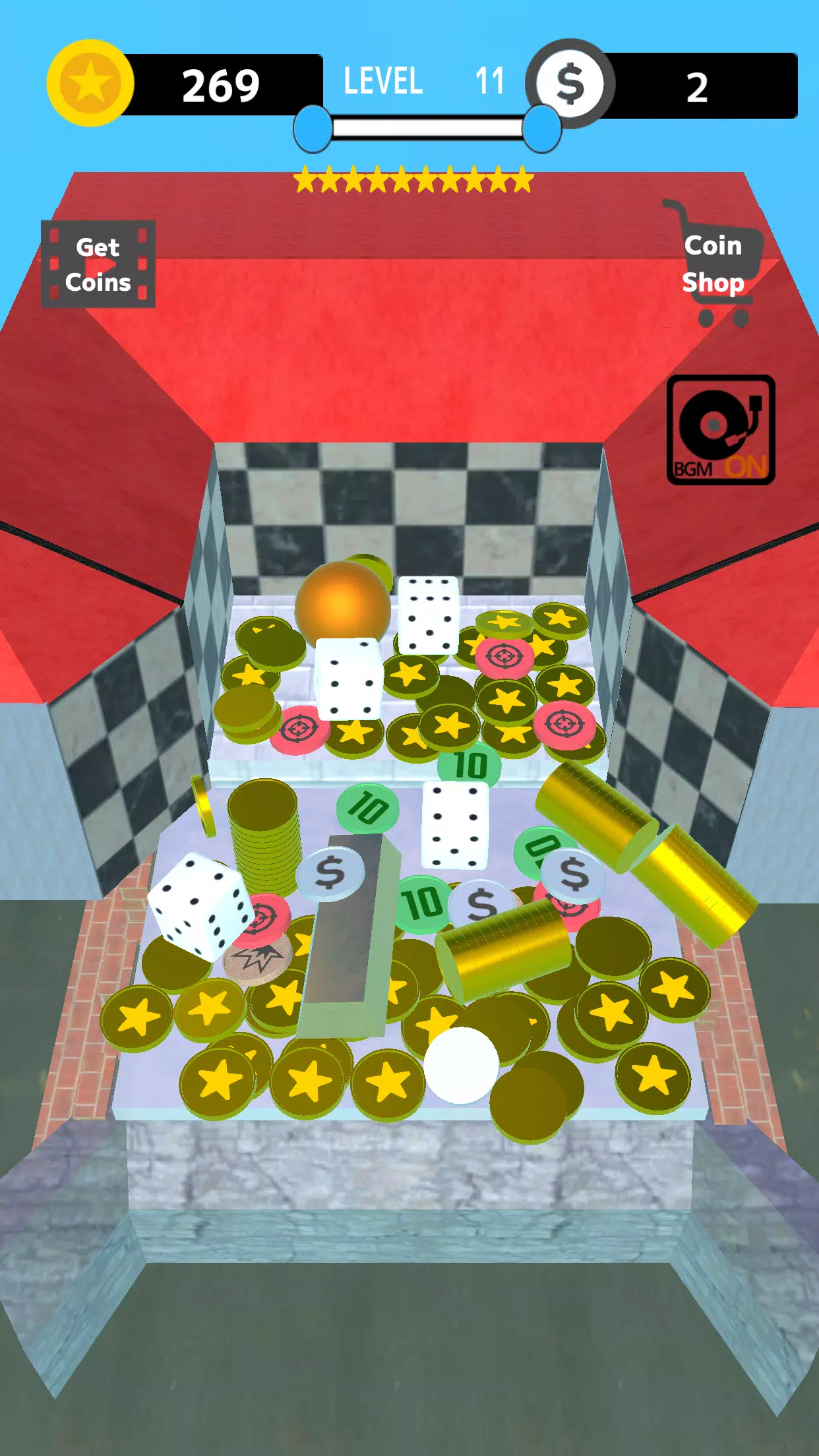Simple Coin Pusher 螢幕截圖 0