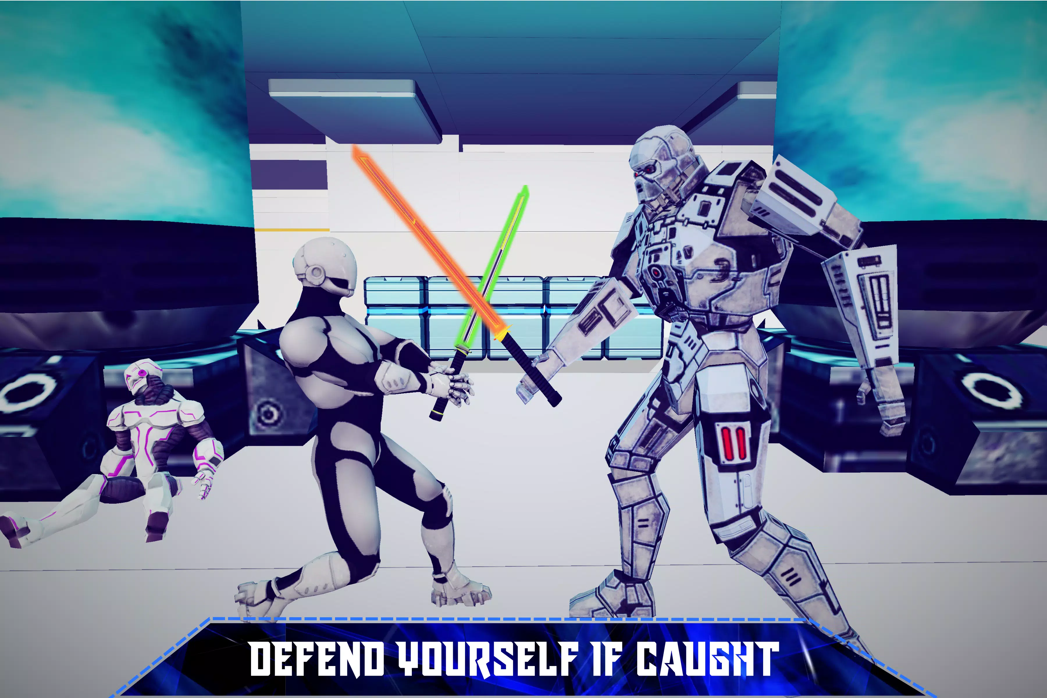 Escape Robot Facility: 3D Cosmic Galaxy 螢幕截圖 2