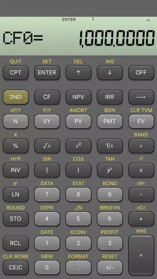 BA Financial Calculator Capture d'écran 0
