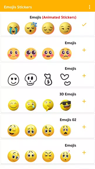 Emoji Stickers WASticker スクリーンショット 1