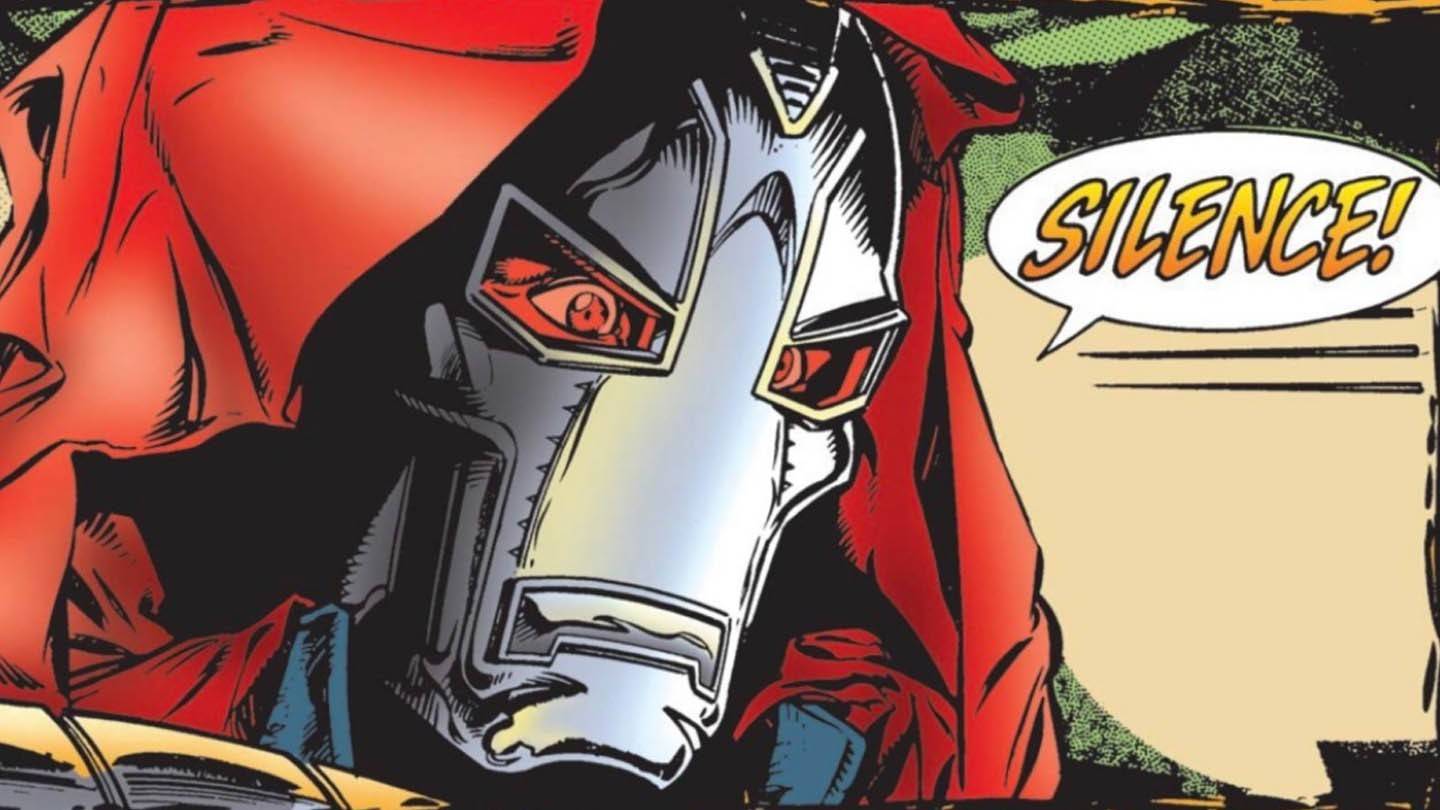 Doom 2099 comic panel