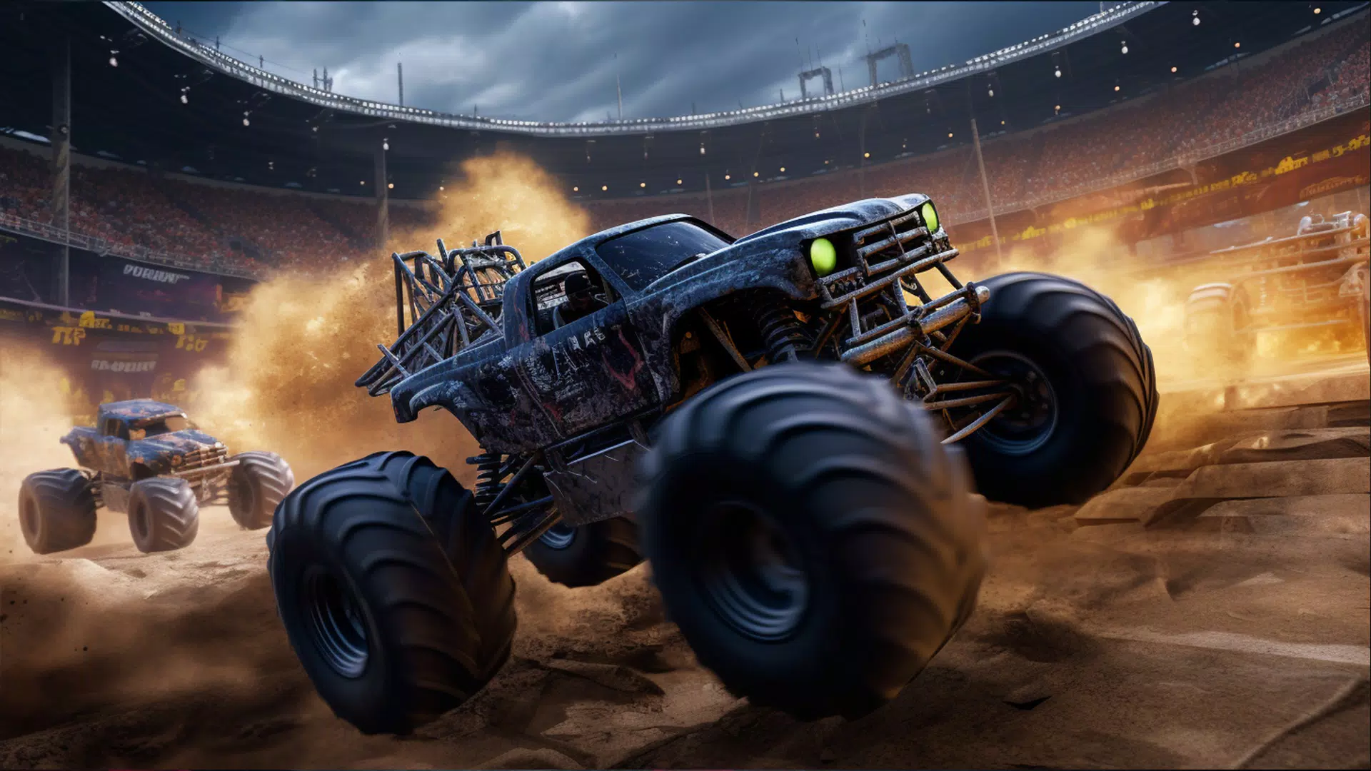 Crazy Monster Truck Games 螢幕截圖 2
