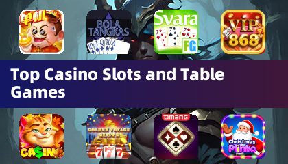 Top Casino Slots und Tischspiele