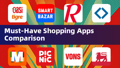 Must-Have Shopping Apps Comparison