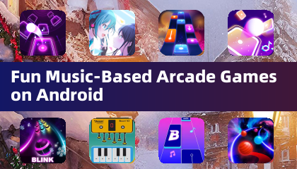 안드로이드에서 즐기는 재미있는 음악 기반 아케이드 게임