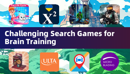 뇌 훈련을 위한 도전적인 검색 게임