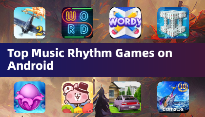 안드로이드에서 가장 인기 있는 음악 리듬 게임