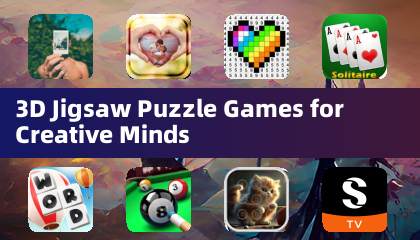 Juegos de rompecabezas 3D para mentes creativas